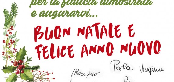 Buon Natale e felice anno nuovo!